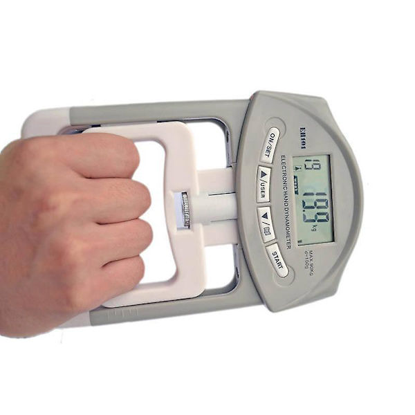 Digital Handgreppsstyrkemätare - Mät och fånga handgreppsstyrkan automatiskt - 198 lbs / 90 kg