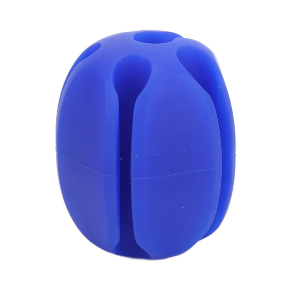 Fiskebalk Spö Ball Litet skydd Anti Collision Rod Retractor Ball FiskeredskapBlå