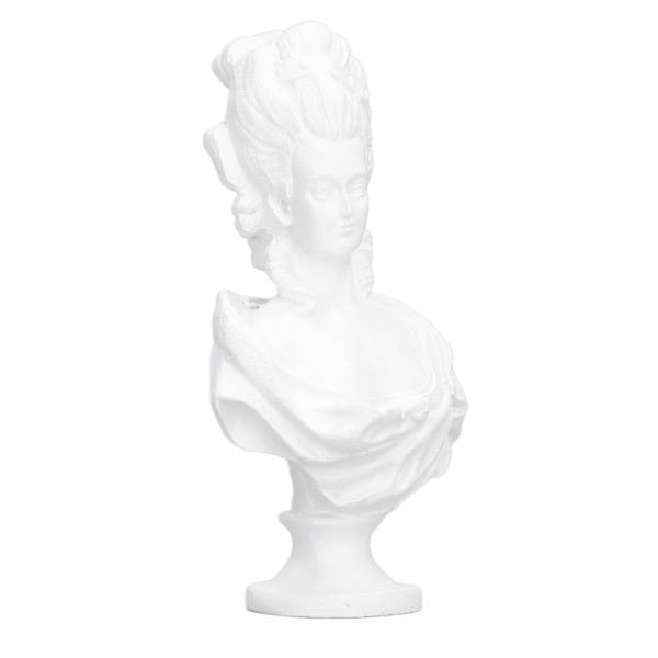 1:12 Dukkehuss Miniatyr Byststatuette Harpiks Levende Naturtro Fint Kunstnerisk Mini-rums Bystskulptur