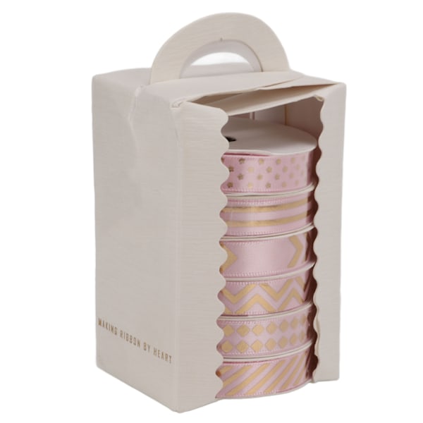 Dekorativt Band Flexibelt Elegant Mode Glans DIY Tillbehör för Bröllop Födelsedagsfest Rosa Guld