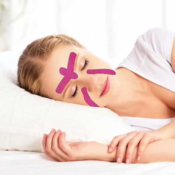 Ansiktslyftningstejp för ögon och nacke - 2 rullar myofascial tejp för rynkreducering