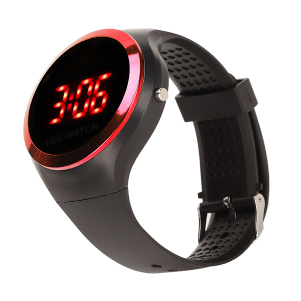 Barn Digital Watch Student Fashionabla röd LED utomhussportklocka Födelsedagspresent för vardagen Röd