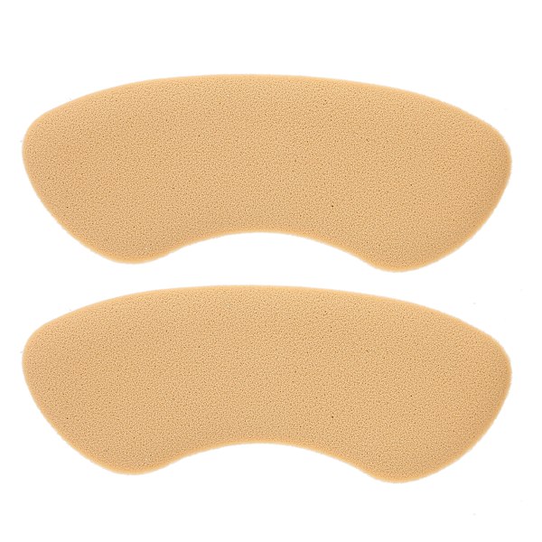 2st Kvinnor Hälgrepp AntiSlip Blister Förhindra hälfoder Högklackade skor Kudddyna (Gul)