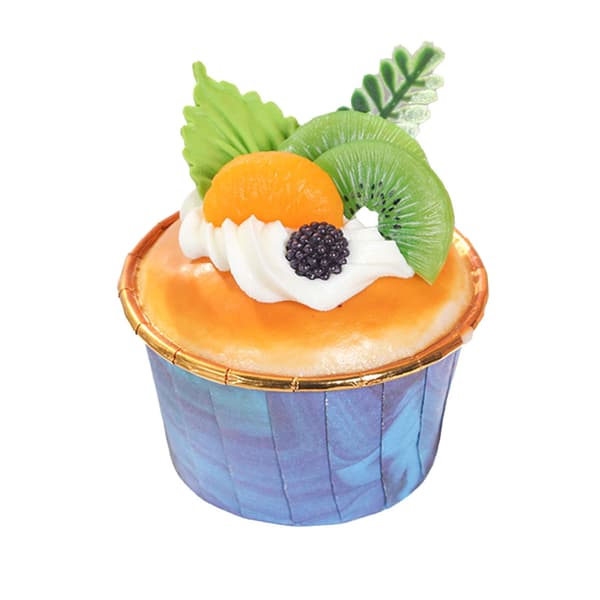 6pcs Artificial Fake Cupcakes Decorative Simulation Muffin Model for Display Kitchen Decoration Photography Props