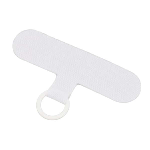 Universal Mobiltelefon Lanyard Patch Nylon Mobiltelefon Hängrep Flikanslutning Vit
