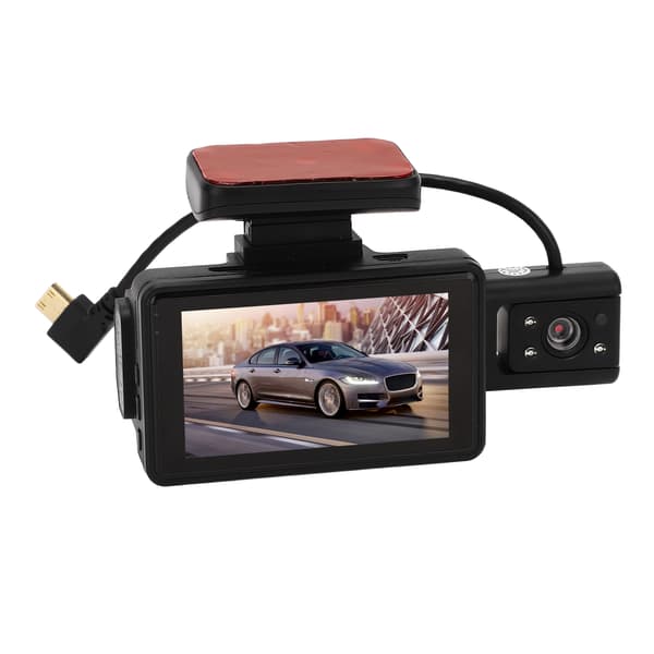 Dual Dash Cam 3.0 inch IPS Screen 170° Wide Angle Motion Detection Loop Recording Clear Image Car DVR
