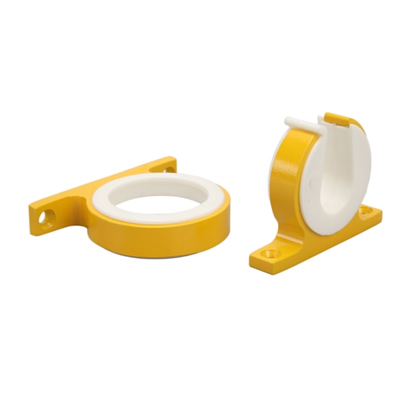 2 stk. Fiskegrebs Holder Horisontal Vertikal Aluminium Bådmounted Fiskegrebs Stativ til Skibe Biler Lastbiler Campingvogne Gul