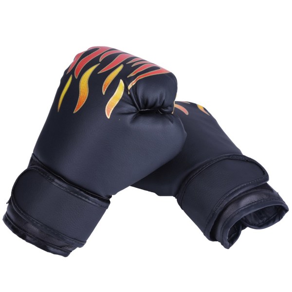 Barnboxning Slåss Muay Thai Sparring Stansning Kickboxning Grappling Sandbag Handskar Svarta