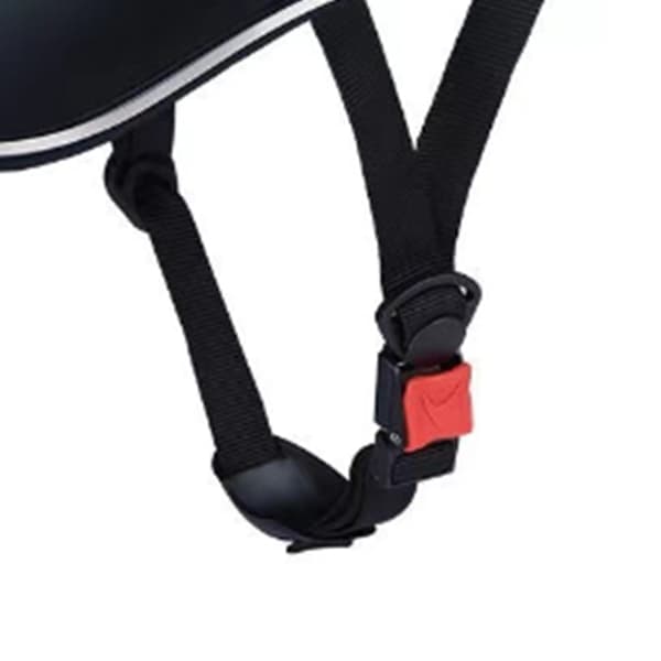 Motorcycle Baseball Style Helmet Breathable Adjustable Lightweight ABS Plastic Black