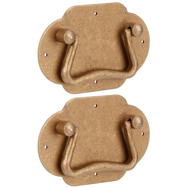 2 Set Copper Handles Antique Pull Handles Hardware for Cabinet Wardrobe