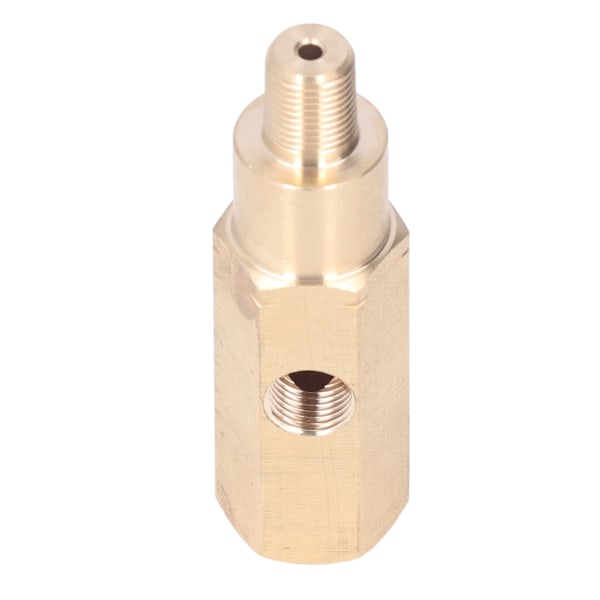 1/8in Oljetrykkmåler Adapter Messing T-stykke Sensorsender Universal for bilmodifikasjon