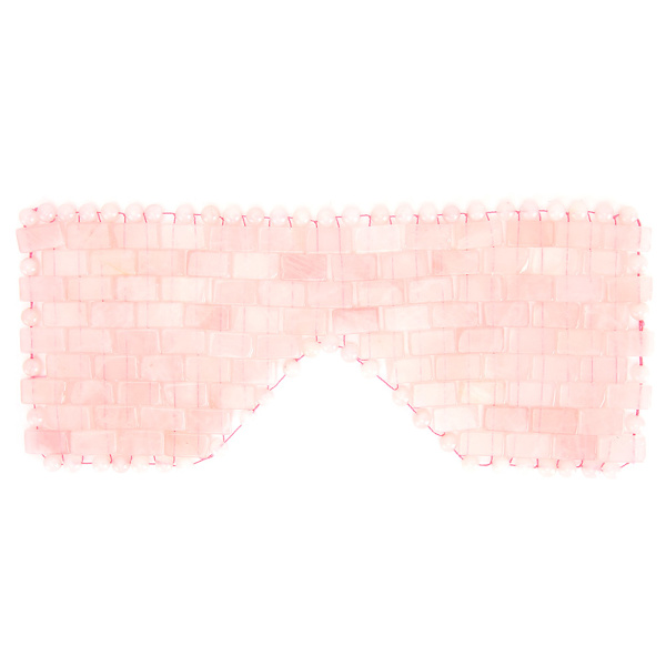 Jade Stone Eye Mask Kylning Sova Ögonmask Kallterapi Ögonbehandling MassagerRose Quartz