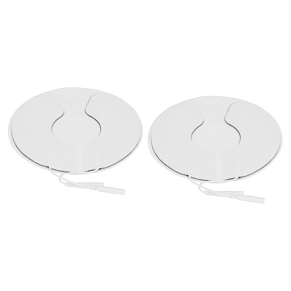 2 stk Bryst-elektroder til elektrisk TENS Massager Fysioterapi Maskine 11cm / 4.3in