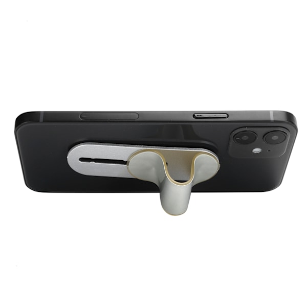 MOMO STICK Smartphone Stativ och Fingerhållare med Grepp 3-växlad Justerbar ABS Silver