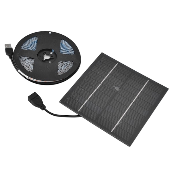 Aurinkoenergia Kasvien Kasvatusvalonauha Ympäristöystävällinen 5W LED Korkea Valonvirta Edustaa Kasvua Aurinkoenergia LED Kasvien Kasvatusvalonauhat 2 metriä / 2.2yd