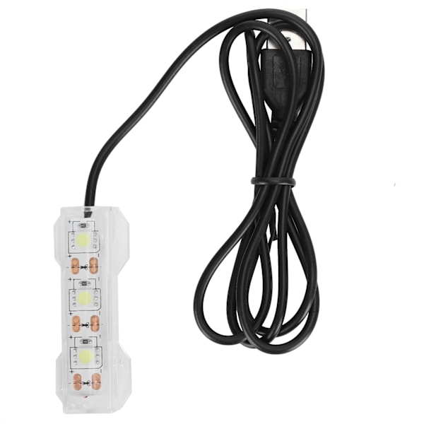 Litet Aquarium Vattenväxt Light Desktop Fish Tank Mini Dekoration Mjuk LED-lampa