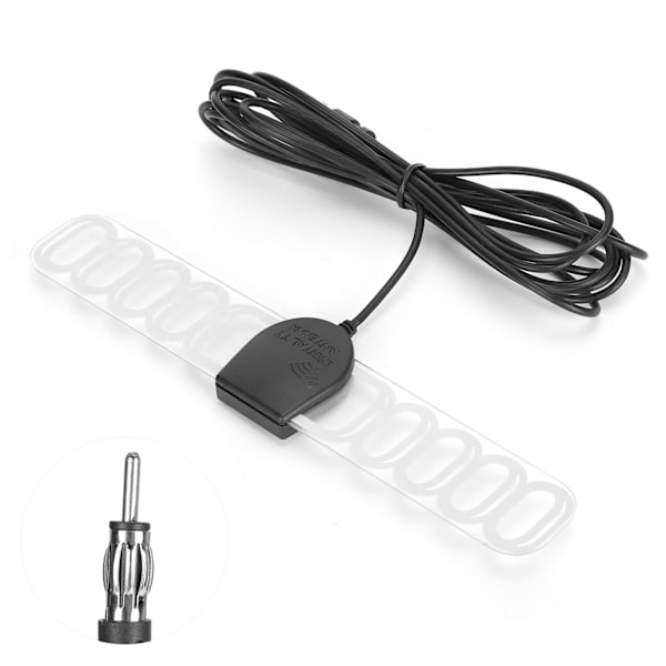 3 Meter Bilantenne FM Radio Bil TV Antenne med Signalforstærker 70‑1900 MHz