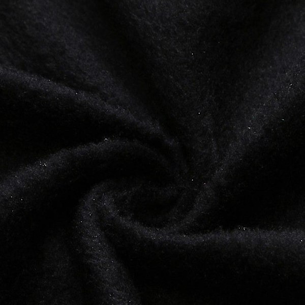 Vintermænds varm hættede badekåbe håndklæde dressing gown 4XL sort og grå
