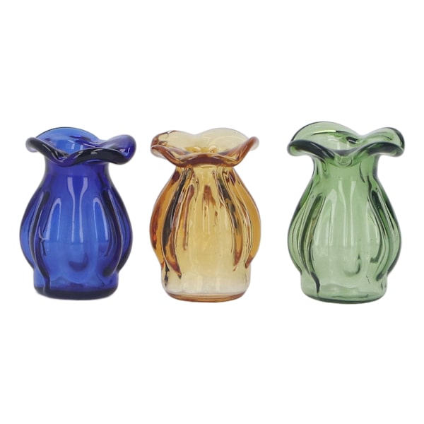3st Dockhus glasvas DIY simulerad miniatyr vas Dockhus landskapsdekoration Tillbehör Typ A