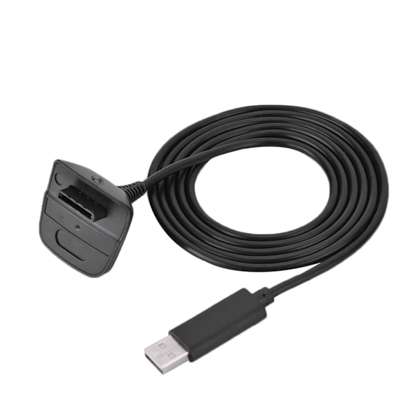 Hurtigladekabel til Xbox 360 trådløs controller (sort)