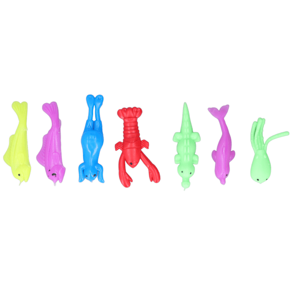 40 stk Finger Slingshot Trykaflastning Havsdyr Gummi Slingshot Flyvende Prank Slingshot til Børn Voksne