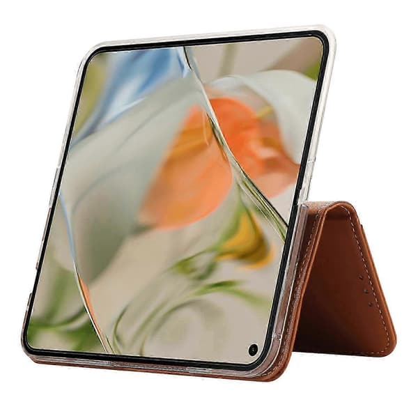 Kompatibel med Google Pixel 9 Pro Fold 5G-telefonskal RFID-blockerande läderflipfodral[LD] Multicolor Style B