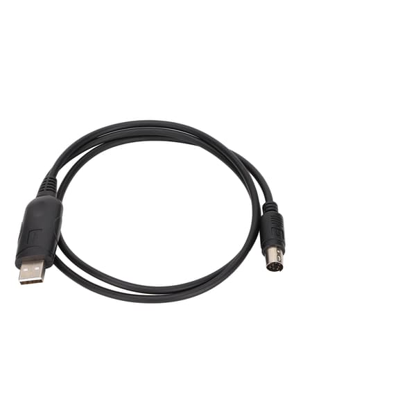Skrivefrekvenskabel 8-pins Mini DIN-plugg Stabil USB-programmeringskabel for FT‑100D FT‑817 FT‑857 FT‑897 CT‑62