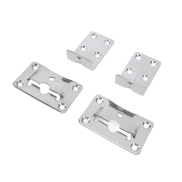 Removable Stainless Steel Caravan, 1 Pair Desk, Removable Table Bracket, Replacement for RV Boat