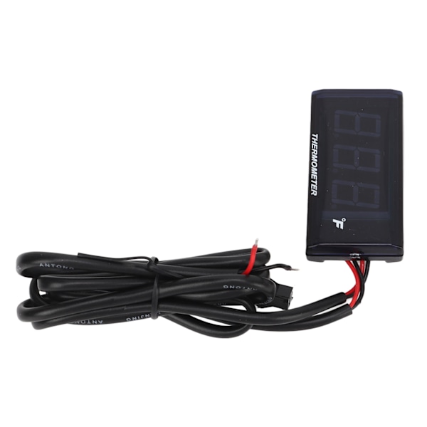 DC12V Digital Display Motorcykel Termometer M10 Sensor Vattentemperaturmätare 14mm Tändstift Adapter Grön
