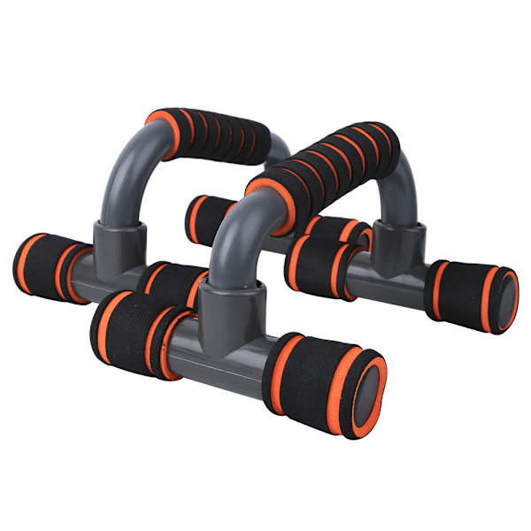 2 kpl Oranssit H-muotoiset Push Up -telineet, Tarttuma Push Up -tuki, Kotikuntosalilaitteet, Sisäurheiluvälineet