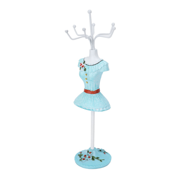 Damefigur Halskjede Stativ Smykke Organizer Display Stativ Roterende Avtakbar Oppbevaringsstativ2#