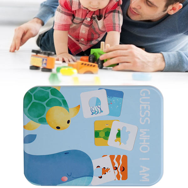 Lasten kognitiivinen sovitus vanhemman ja lapsen vuorovaikutukseen varhainen pedagogiikka kortti puzzle lelu (tyyppi B)