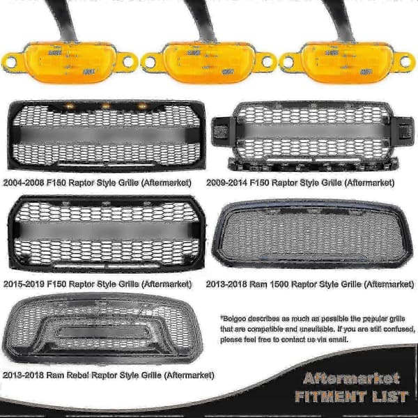 2013-2018 Dodge Ram 1500 Raptor-stil LED-grill
