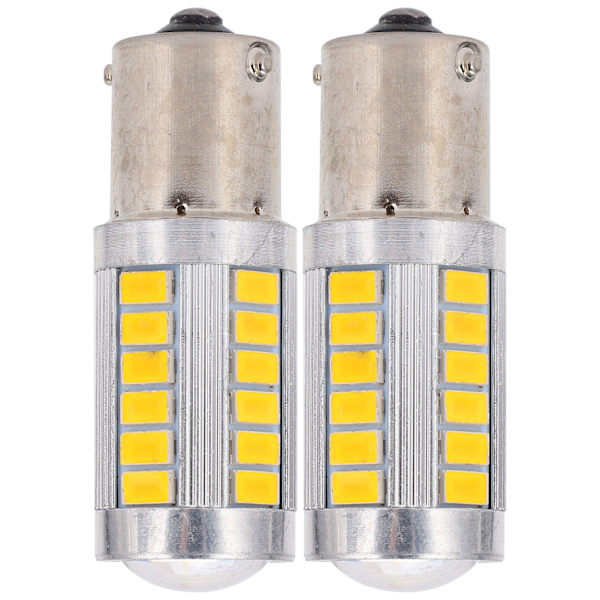 1156 Auton LED-lamppu 5630 33SMD korkea teho signaali, vilkku, jarru, pysäytys, takavalo, DRL, sumuvalo Keltainen valo