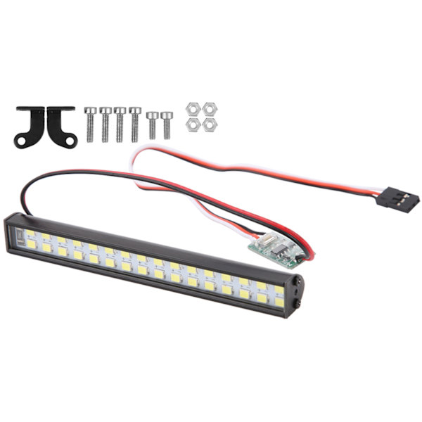 32 LED-lamppallot RC-auton kattovalaisin RC Crawler Universal LED Light Bar Tarvikkeet Pituus 100mm