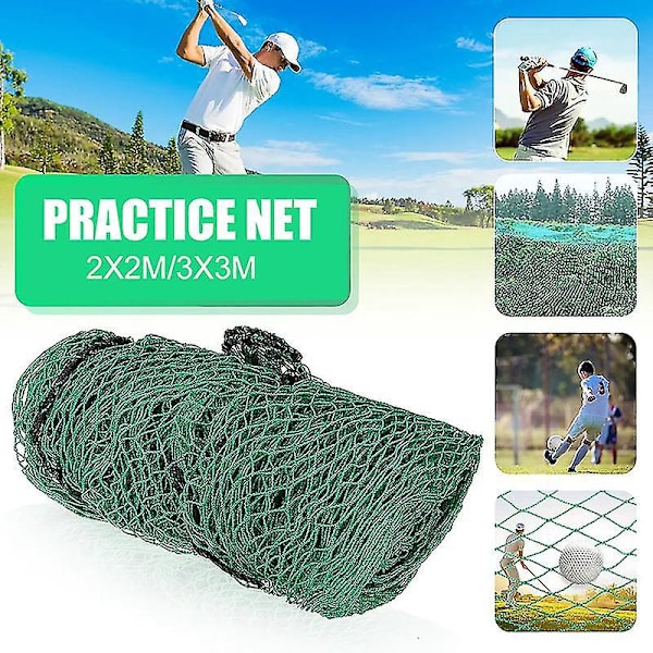 Tungt golfnät för träning med hållbart nät och repkant - 6,56*6,56ft