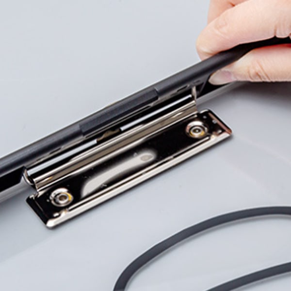 Akryl Clipboard Transparent Dokument Fil Organizer Binder Clipboard för A4 Papper Studenter Ritning Kontor Skola A