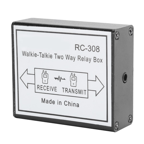 RC‑308 Tvåvägsradio Relä Intercom Reläbox UHF VHF K Port Handhållen Repeater Box