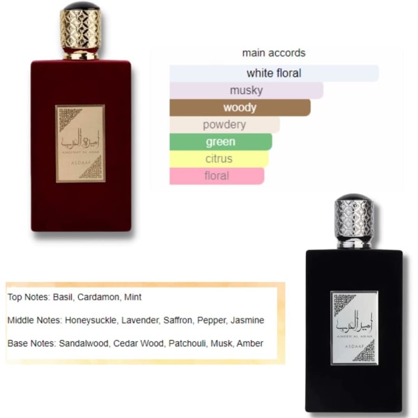 Asdaaf Ameerat Al Arab parfym för kvinnor långvarig röd 100ml