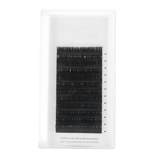 0,20 mm bärbar makeup lösögonfransar Ögonfransförlängning ympning lösögonfransar (J Curve) 9 mm