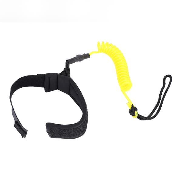 Stand Up Paddle Board 5mm Coiled Spring Benfod Reb Surfing Line til Surfbræt (gul)