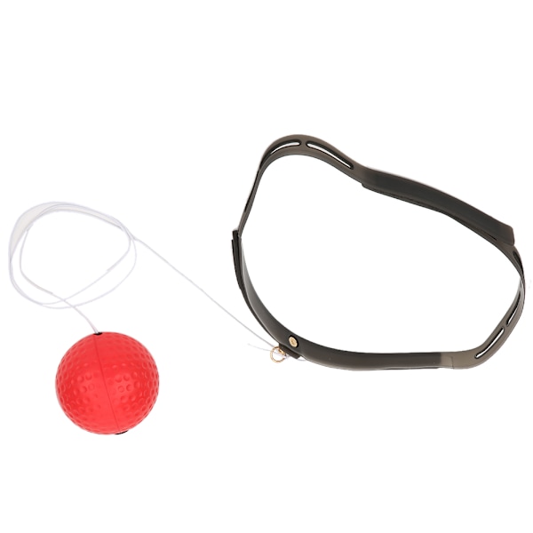 HeadMounted Boxning Träning Speed ​​Fitness Utrustning Pu Skummande gummiboll Pannband