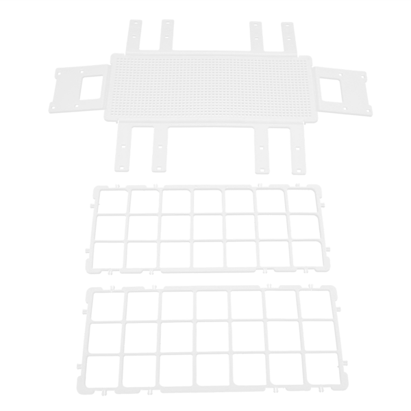 30 mm x 21 hull plastprøverørstativ Montering Avtakbar prøverørsholder for laboratorium