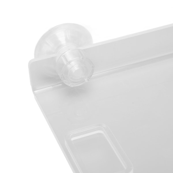 Reptil solbadsplatform multifunktionel transparent akryl Turtle Dock solbadsplatform med 2 sugekopper L