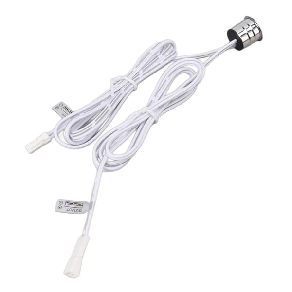 Blue LED Touch Switch Embedded Installation Heat Dissipation Touch Switch for Wardrobe Cabinet Wine Cooler Lights