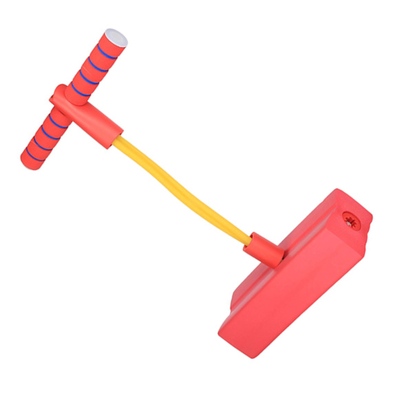 Foam Pogo Stick främja växande träningsbalans Lätt att greppa hoppleksak utomhus för Barn Röd