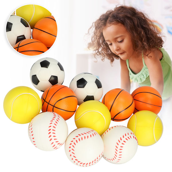 63 mm Kid Finger Träningsboll Handgrepp Styrka Träning Tryckavlastningsleksak