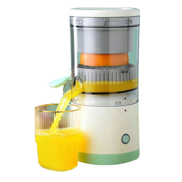Juice Machine 360° Bärbar Elektrisk Automatisk Apelsinjuice Extraktor för Hem Kök Travel Hotel