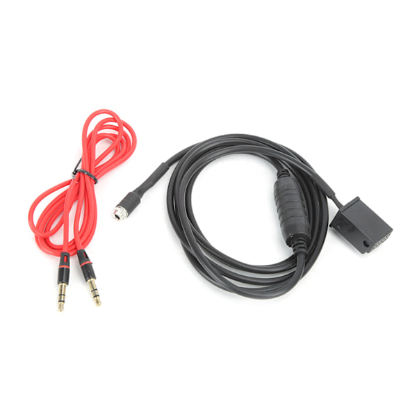 Bil AUX-inngangsadapterkabel for Z4 E85 X3 E83 X5 E53 E39 E60 E61 E63 E64 hunn 3,5 mm uttak