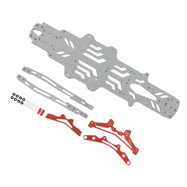 RC Drift Racing Alusta Hiilikuitu Alumiiniseos RC Auto Alustalevy MST RMX2.0S RRX2.0S 1/10 Hopea